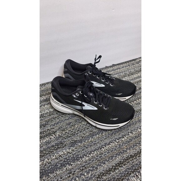 BROOKS Ghost 15 Black White Sneakers Women's Sz 9 Athletic Shoes 120380-012 Gym - Picture 2 of 10